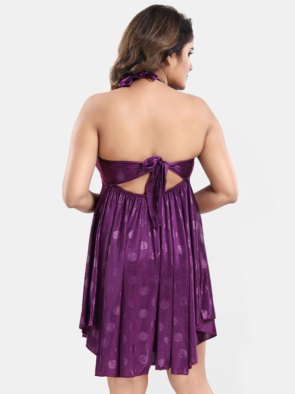 Be You Satin Wrap Nightdress With Robe