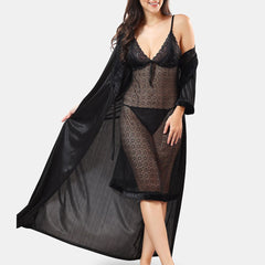 Be You Self Design Nightdress With Robe