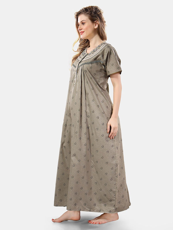 Be You Floral Printed Maxi Nightdress