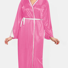 Be You  Women Solid Maxi Nightdress