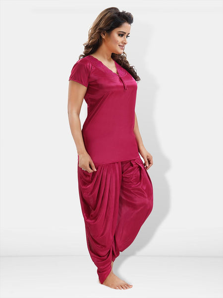 Be You 6 Pieces Satin Maxi Nightdress Set With Robe And Lingerie Set