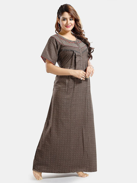 Be You Floral Printed Maxi Nightdress