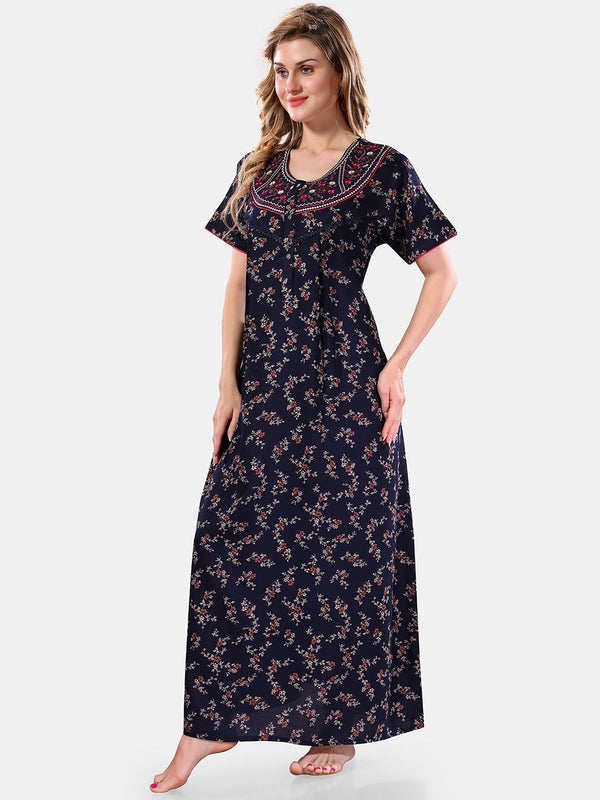 Be You Floral Printed Maxi Nightdress