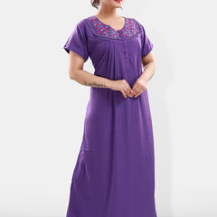 Be You V Neck Maxi Nightdress
