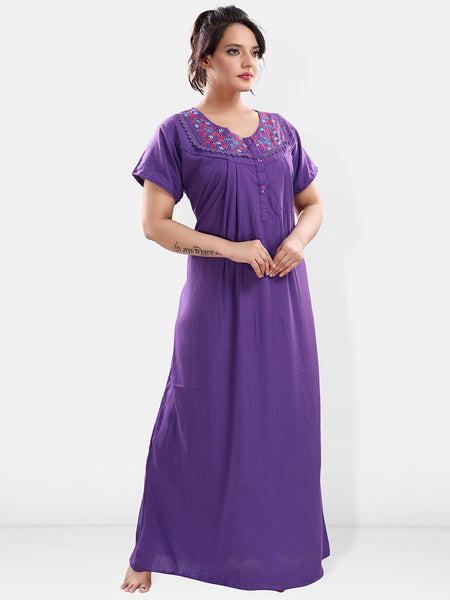 Be You V Neck Maxi Nightdress