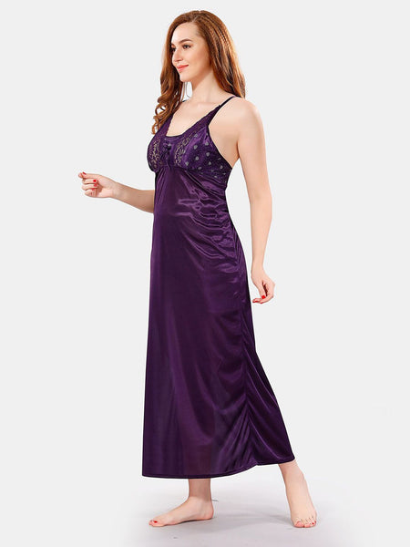 Be You Satin Maxi Nightdress With Robe