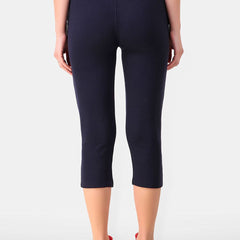 Be You Cotton Solid Three Fourth -Length Tights