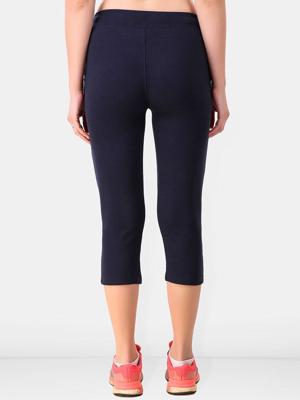Be You Cotton Solid Three Fourth -Length Tights