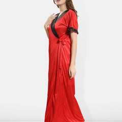 Be You Satin Maxi Wrap Nightdress