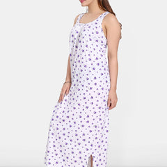Be You Women Printed A-line Nightdress