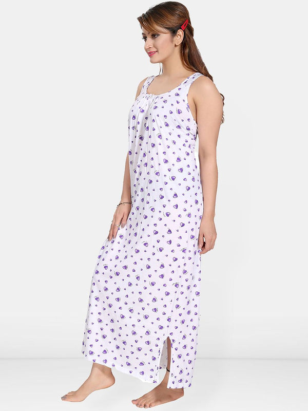 Be You Women Printed A-line Nightdress