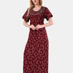 Be You Floral Printed Maxi Nightdress