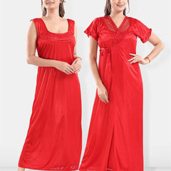 Be You Satin Maxi Nightdress With Robe