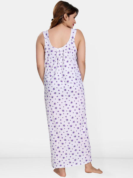 Be You Women Printed A-line Nightdress