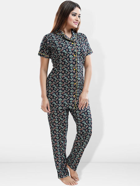Be You Printed Shirt & Pyjama