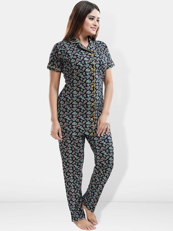 Be You Printed Shirt & Pyjama