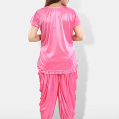 Be You Square Neck Satin Night suit