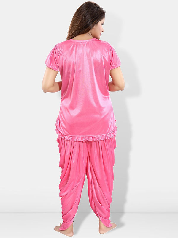 Be You Square Neck Satin Night suit