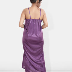 Be You Maxi Satin Wrap Nightdress With Robe