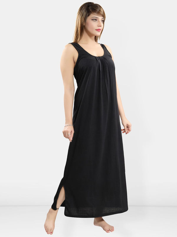 Be You Sleeveless Cotton Maxi Nightdress