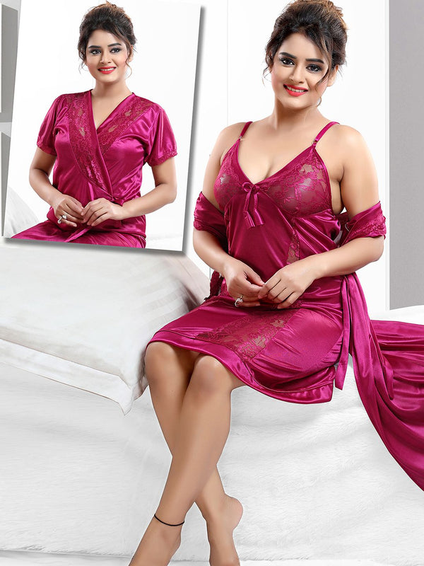 Be You Magenta Nightdress