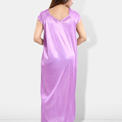Be You 6 Pieces Satin Maxi Nightwear Set