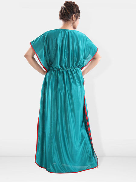 Be You V-Neck Satin Maxi Kaftan Nightdress