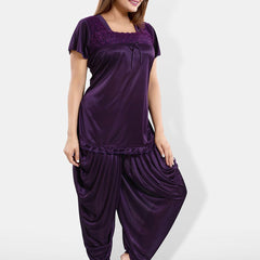 Be You Satin Top & Pyjamas Night suit
