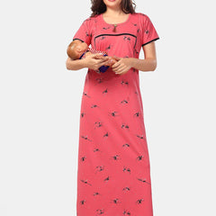 Be You Conversational Printed Maternity Nightdress