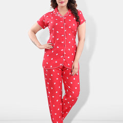 Be You Women Conversational Printed Night suit