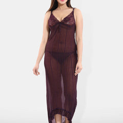 Be You Self Design Net Baby Doll With Brief
