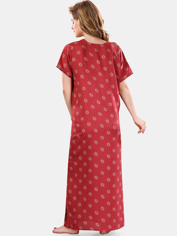 Be You Floral Printed Maxi Nightdress