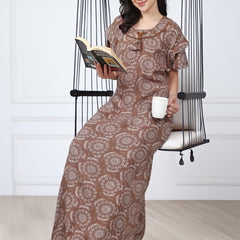 Be You Printed Maxi Nightdress