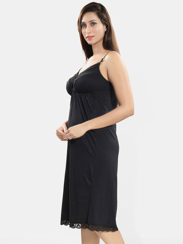 Be You Sleeveless Cotton Knee Length Nightdress