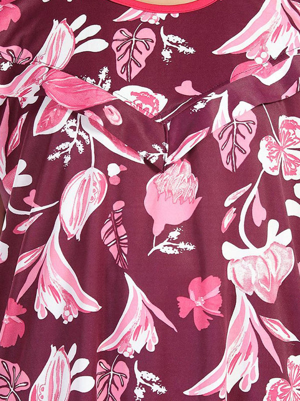 Be You Printed Maxi Nightdress