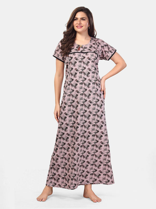 Be You Printed Maxi Nightdress