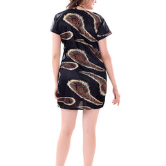 Be You Women Set Of 3  Black Printed Nightdress