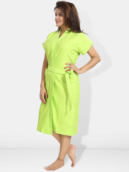 Be You Women Cotton Anti-bacterial Super Soft Bath Robe With Belt