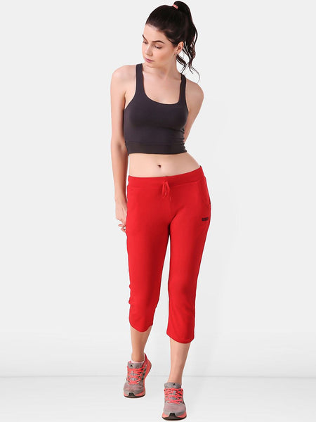 Be You Women Solid Three Fourth-Length Gym Tights
