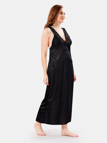 Be You Satin Maxi Nightdress With Robe