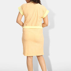 Be You Women Cotton Anti-bacterial Super Soft Bath Robe With Belt