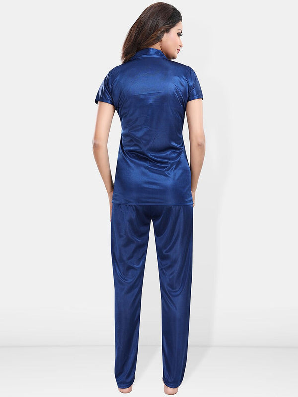 Be You Satin Shirt & Lounge Pant Night Suit
