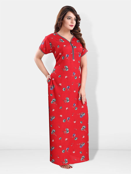 Be You Floral Printed Maxi Feeding & Maternity Nightdress