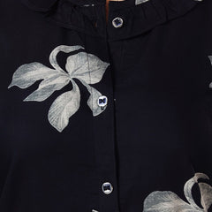 Be You Floral Printed Shirt And Pyjama Night Suit