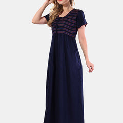 Be You Round Neck Maxi Nightdress