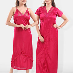 Be You Satin Maxi Nightdress With Robe
