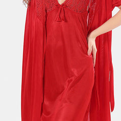 Be You Satin Maxi Nightdress With Robe