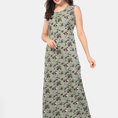Be You Floral Printed Maxi Nightdress