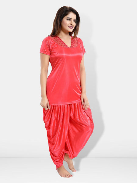 Be You 6 Pieces Satin Maxi Nightdress