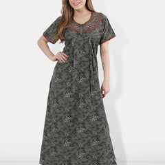 Be You Floral Printed Maxi Nightdress